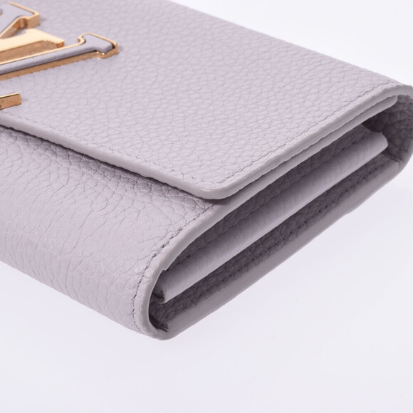 Louis Vuitton Portefeuille Wallet Capucines Bloom Gray Taurillon Long - Picture 6 of 12
